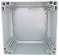 Preview: Polycarbonatgehäuse 300x200x132mm grau IP66 mit glattem Unterteil