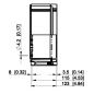 Preview: ABS Gehäuse 400x300x132mm Kunststoff glatt IP66 transparenter Deckel