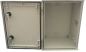 Preview: Plastic switch cabinet 600x400x230mm (HWD) GRP IP66 light gray 1 door
