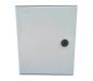 Mobile Preview: GRP polyester housing 300x250x140mm (HWD) IP66 plastic control cabinet light gray 1-door