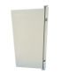 Preview: Plastic switch cabinet 600x400x230mm (HWD) GRP IP66 light gray 1 door