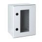 Preview: Plastic control cabinet 400x400x200mm (HBT) IP66 with viewing door