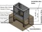 Preview: Outdoor housing 1250x1250x420 mm HBT 2-door with rain cover