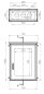 Preview: Outdoor Gehäuse 1000x750x300 mm HBT mit Regendach