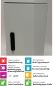 Preview: GRP polyester housing 400x300x200mm (HWD) IP66 plastic control cabinet with swivel lever handle and 3mm double-bit lock