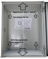 Preview: Plastic switch cabinet 600x400x230mm (HWD) GRP IP66 light gray 1 door