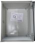 Preview: IP66 Plastic control cabinet 800x600x300mm (HWD) IP66 with swing lever and viewing window