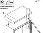 Preview: Regendach ARF für Schaltschrank B800xT300