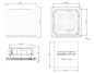 Preview: 230V Filter fan 34/42 m³/h 93x93/117x117mm with outlet filter + thermostat