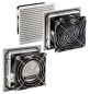 Preview: 24V filter fan 60 m³/h DC 93x93/117x117mm with outlet filter + thermostat