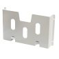 Preview: Schaltplantasche A4 Stahlblech RAL7035