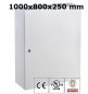 Preview: Wall Mounting Enclosure 1000x800x250mm HWD RAL7035 IP66 single door