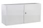 Preview: Control cabinet 600x1000x300 mm (HBT) IP55 2-door with galvanized mounting plate