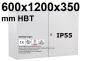 Preview: Schaltschrank 600x1200x350 mm HBT IP55 2-türig mit verz. Montageplatte