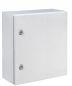 Preview: Control cabinet 600x600x200 mm HBT IP66 sheet steel 1-door with galvanized mounting plate