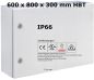 Preview: B-Ware Schaltschrank 600x800x300 mm 1-türig IP66 Stahlblech mit MP