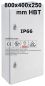 Preview: IP66 control cabinet 800x400x250 mm HBT VDE UL certified
