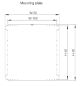 Preview: ELDON MAS0606021R5 Wall Mounting Enclosure RAL7035 IP66 single door HBT 600x600x210