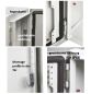 Preview: Wall Mounting Enclosure HBT 1000 x 600 x 250 RAL7035 IP66 single door