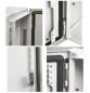 Preview: Wall Mounting Enclosure RAL7035 IP66 single door HBT 1000x800x300