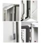 Preview: Wall Mounting Enclosure RAL7035 IP66 single door HBT 1000x800x250