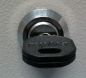 Preview: Schaltschrank Schloss EK333 Metall verchromt