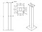 Preview: support stand 900x250x250 mm HWD