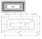 Preview: Adapter-Flanschplatte (80x200mm) 65x185mm