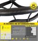 Preview: 25m outdoor corrugated conduit NW37 (Ø 36,5 / 42,1 mm) UV-resistant - slotted