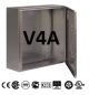 Preview: V4A stainless steel housing 180x240x150 mm HBT control cabinet 316L