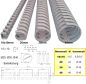 Preview: FLEX Verdrahtungskanal 50cm Ø 20mm