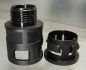 Preview: Corrugated pipe fitting NW17 straight to M20 - black MIC