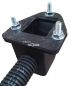 Preview: Flange connection black for corrugated pipe NW23