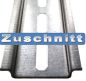Preview: 200mm 20cm top hat rail 35 x 7.5 mm galvanized perforated