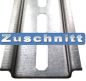 Preview: 200mm 20cm Hutschiene 35 x 7,5 mm verzinkt gelocht für Schaltschrank Breite 250mm