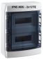 Preview: CDN24PT IP65 ABS surface-mounted distribution board 24TE sealable