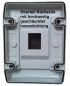 Mobile Preview: IDE CDN4PT/RR ABS Aufputz Feuchtraum-Verteiler 1x4TE  IP65 plombierbar mit transparenter Klappe und Anschlussklemme