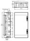 Preview: IP65 ABS fuse box 3x 12TE / 36TE sealable