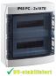 Preview: IP65 AP Outdoor-Verteiler mit transp. Klappe uv-stabilisiert - 2x18TE Preview: IP65 AP Outdoor-Verteiler mit transp. Klappe uv-stabilisiert - 2x18TE