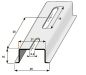 Preview: 1m Hutschiene 35x15mm verzinkt gelocht 18x5,2mm