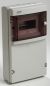 Preview: IP55 Wandverteiler mit transp. Klappe 1x8TE HS+N/PE Preview: IP55 Wandverteiler mit transp. Klappe 1x8TE HS+N/PE