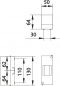 Preview: IDE BT2 IP20 AP distributor housing 1x2TE HS white