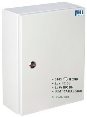 ATEX Stahlblech Schaltschrank HBT 300x250x150mm IP66 RAL7035