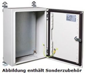ATEX Schaltschrank 300x250x150mm HBT Stahlblech 1-türig IP66 RAL7035