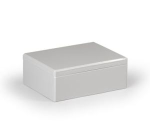 IP66 ABS Klemmkasten glatt OT grau 200x150x76mm
