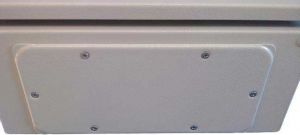 Schaltschrank 600x1000x300 mm (HBT) IP55 2-türig mit verz. Montageplatte