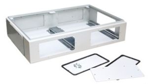 Sheet steel housing HWD 200x400x135mm RAL7035 terminal box with flange