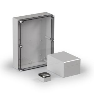 IP66 PC-Gehäuse grau 250x175x75mm