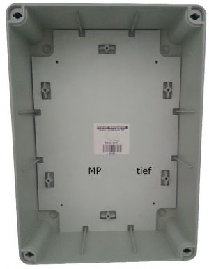 Kunststoff Montageplatte für Industrie-Gehäuse - 322 -