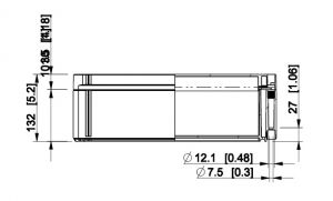 Polycarbonate housing 400x400x132mm plastic gray with transparent cover